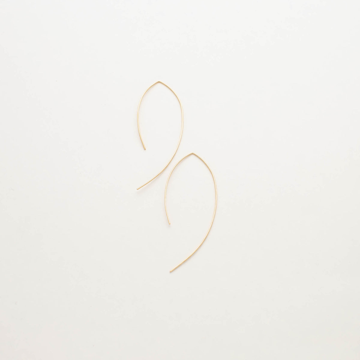 Narrow Arc Threader Earrings