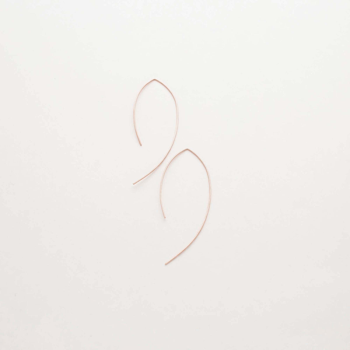 Narrow Arc Threader Earrings