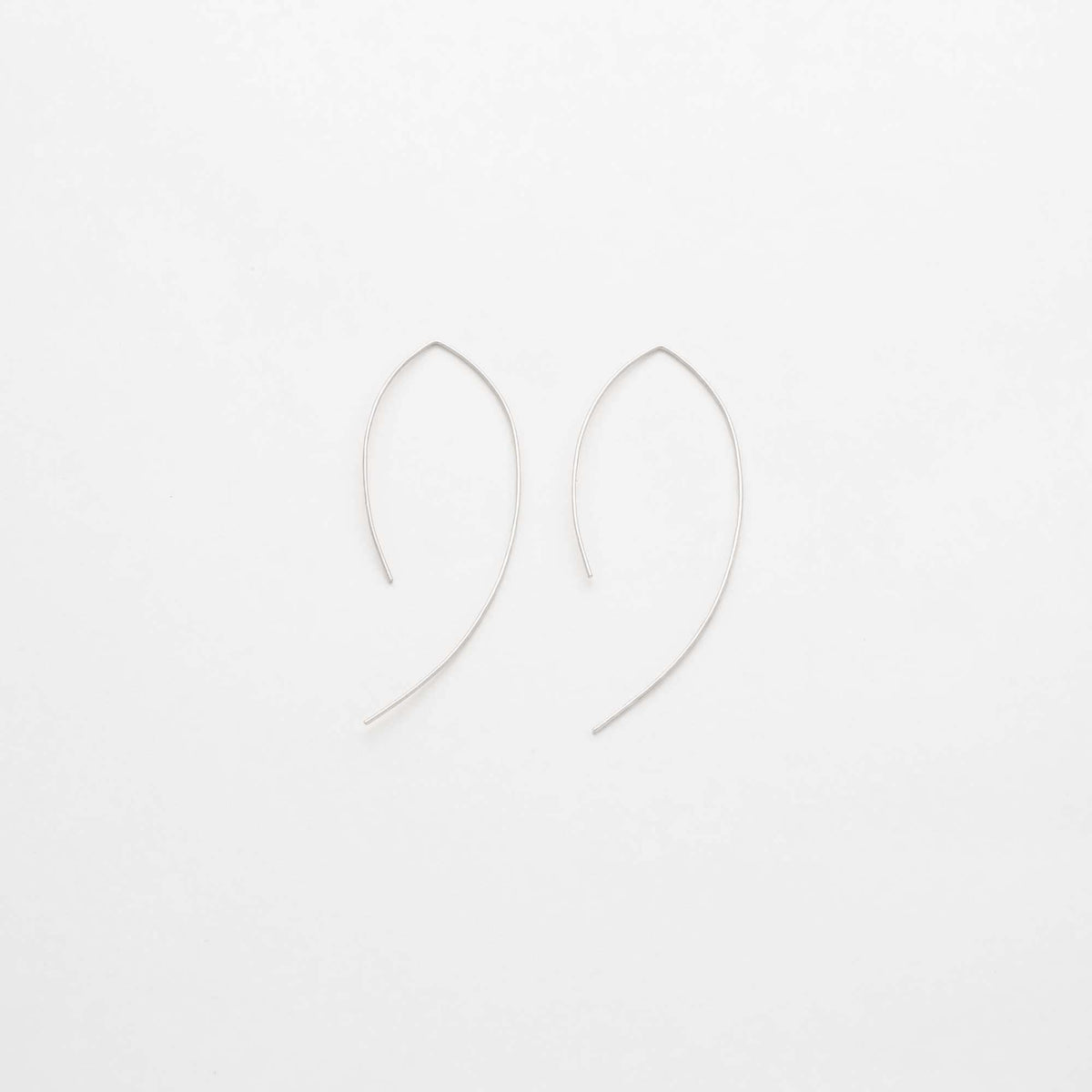 Narrow Arc Threader Earrings