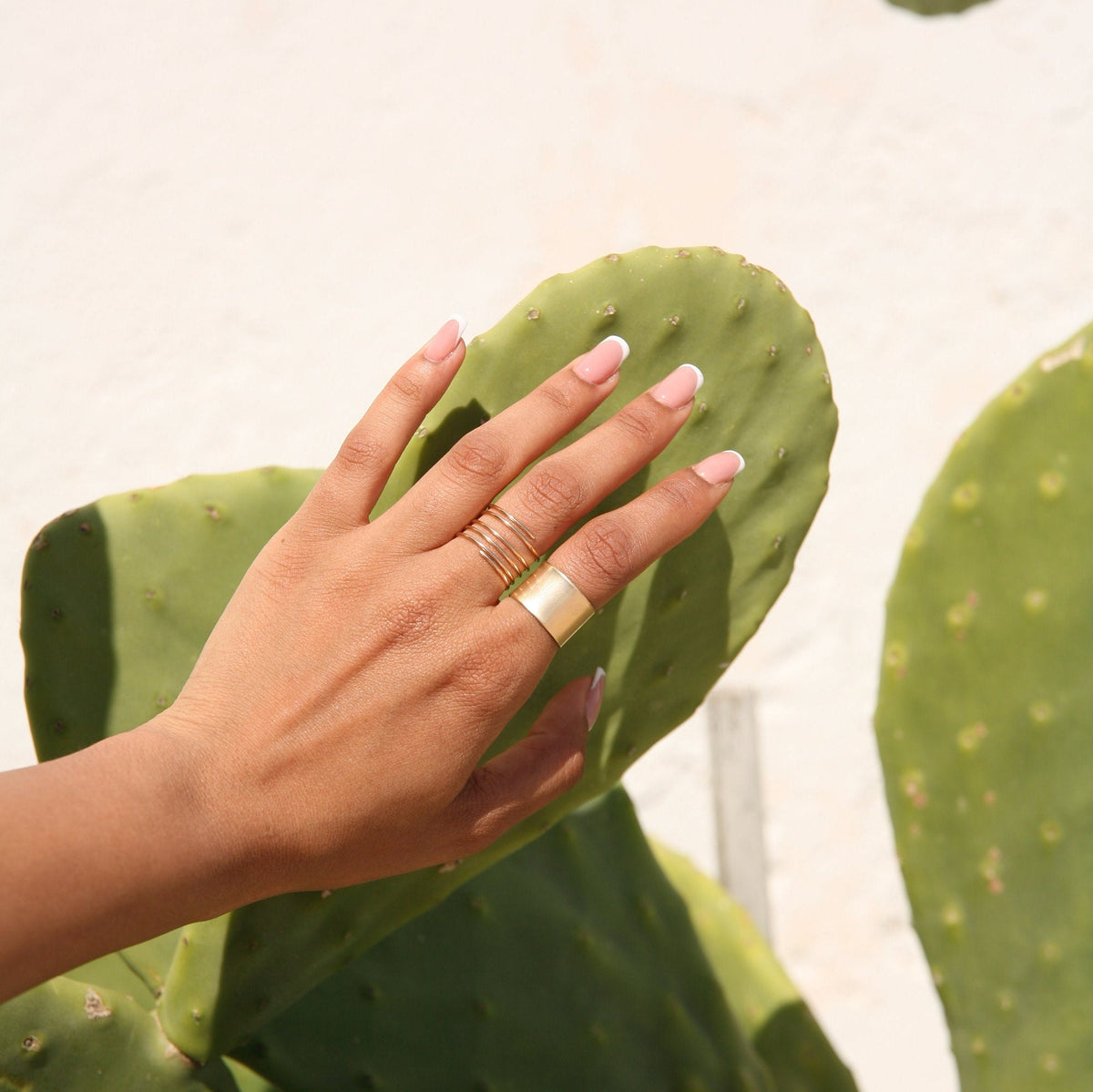 Large 14K Gold Filled or Solid 925 SS Cigar Band Ring • 13mm Wide Band Ring • 14K Gold Filled Ring • Statement Ring • Thick Gold Ring