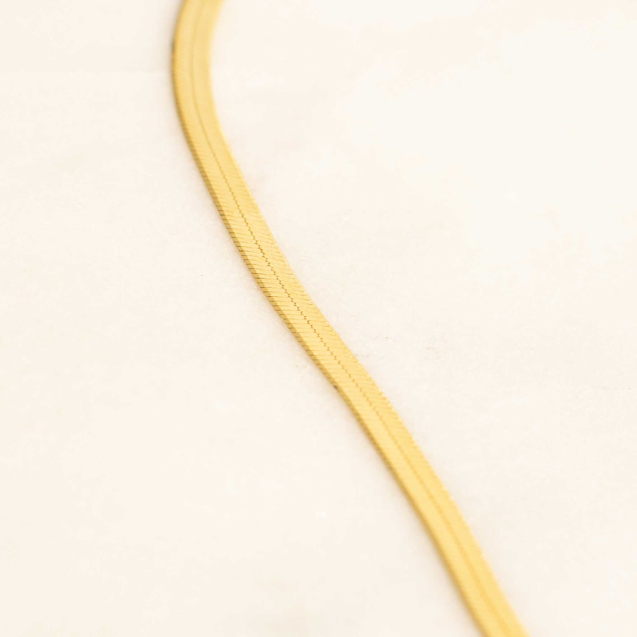 Snake Chain Necklace 46cm/18' in 18ct Gold Vermeil on Sterling Silver 