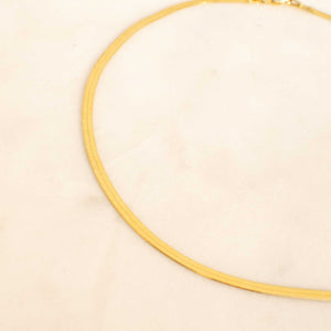 Snake Chain Necklace 46cm/18' in 18ct Gold Vermeil on Sterling Silver 