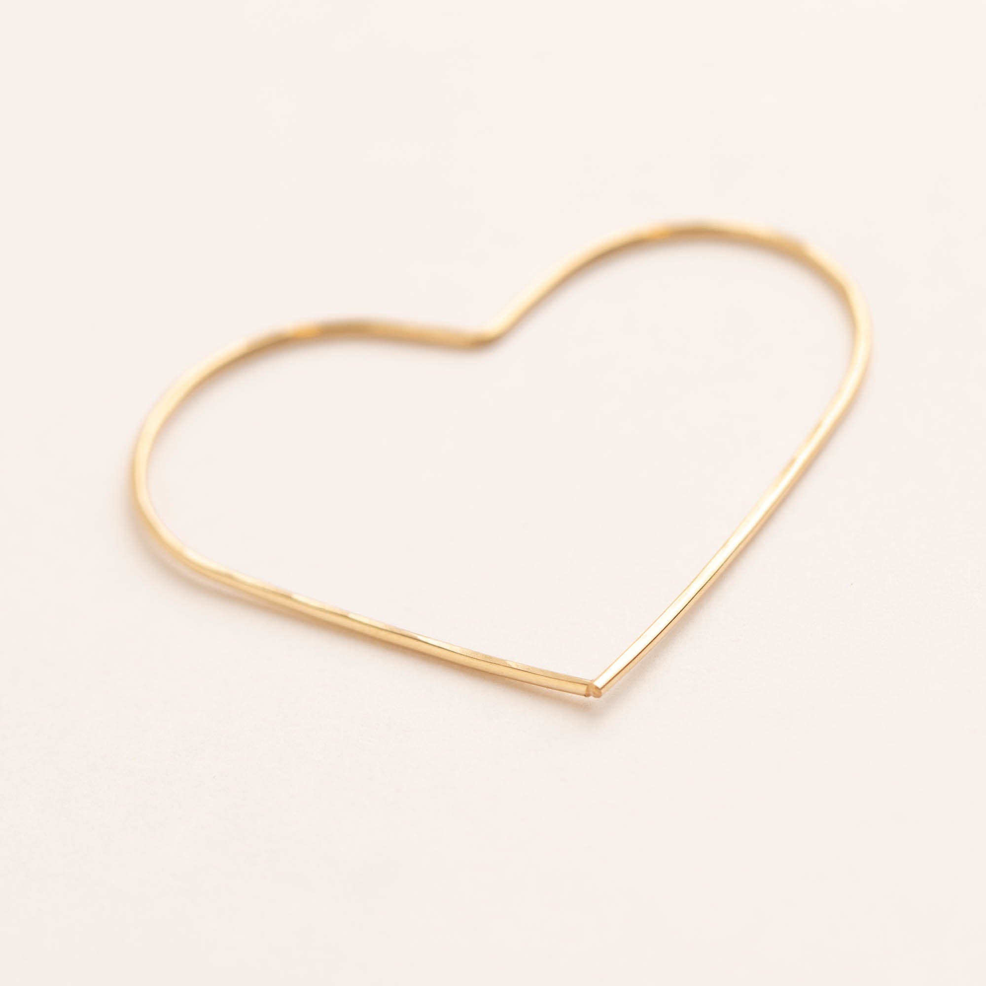 Love Letter Hoop Earrings, 18K Gold Plated Hoops, Valentines Day Earrings, Dainty Clay Jewelry, Canada Handmade